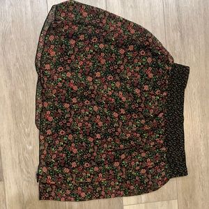 Xhilaration Floral Skirt